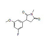 3-(3-Fluoro-5-methoxyphenyl)-1-methylpyrrolidine-2,5-dione