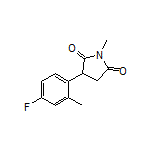 3-(4-Fluoro-2-methylphenyl)-1-methylpyrrolidine-2,5-dione