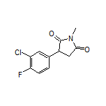 3-(3-Chloro-4-fluorophenyl)-1-methylpyrrolidine-2,5-dione