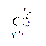 Methyl 3-(Difluoromethyl)-4-fluoro-1H-indazole-7-carboxylate
