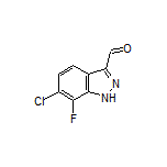 6-Chloro-7-fluoro-1H-indazole-3-carbaldehyde