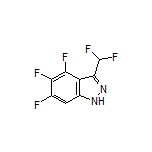 3-(Difluoromethyl)-4,5,6-trifluoro-1H-indazole