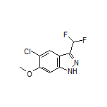 5-Chloro-3-(difluoromethyl)-6-methoxy-1H-indazole