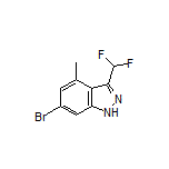 6-Bromo-3-(difluoromethyl)-4-methyl-1H-indazole
