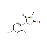 3-(4-Chloro-2-methylphenyl)-1-methylpyrrolidine-2,5-dione