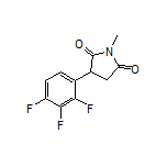 1-Methyl-3-(2,3,4-trifluorophenyl)pyrrolidine-2,5-dione