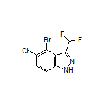 4-Bromo-5-chloro-3-(difluoromethyl)-1H-indazole