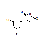 3-(3-Chloro-5-fluorophenyl)-1-methylpyrrolidine-2,5-dione