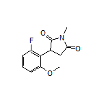 3-(2-Fluoro-6-methoxyphenyl)-1-methylpyrrolidine-2,5-dione