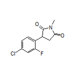 3-(4-Chloro-2-fluorophenyl)-1-methylpyrrolidine-2,5-dione