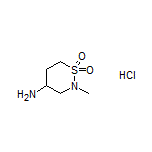 4-Amino-2-methyl-1,2-thiazinane 1,1-Dioxide Hydrochloride