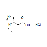 2-(1-Ethyl-1H-imidazol-5-yl)acetic Acid Hydrochloride