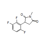 1-Methyl-3-(2,3,6-trifluorophenyl)pyrrolidine-2,5-dione