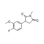 3-(4-Fluoro-3-methoxyphenyl)-1-methylpyrrolidine-2,5-dione