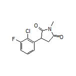 3-(2-Chloro-3-fluorophenyl)-1-methylpyrrolidine-2,5-dione