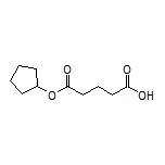 5-(Cyclopentyloxy)-5-oxopentanoic Acid