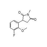 3-(3-Fluoro-2-methoxyphenyl)-1-methylpyrrolidine-2,5-dione