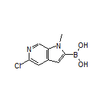 5-Chloro-1-methyl-6-azaindole-2-boronic Acid