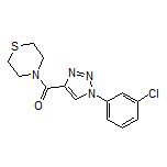 [1-(3-Chlorophenyl)-1H-1,2,3-triazol-4-yl](thiomorpholino)methanone