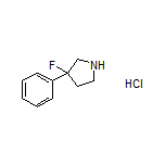 3-Fluoro-3-phenylpyrrolidine Hydrochloride