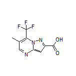 6-Methyl-7-(trifluoromethyl)pyrazolo[1,5-a]pyrimidine-2-carboxylic Acid