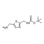 1-[5-(Aminomethyl)thiazol-2-yl]-N-Boc-methanamine