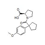 (R)-1-[1-(4-Methoxyphenyl)cyclopentanecarbonyl]pyrrolidine-2-carboxylic Acid