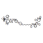 N-[2-(2,6-Dioxopiperidin-3-yl)-1-oxoisoindolin-4-yl]-7-[4-[4-[[4-[1-(ethylsulfonyl)-1H-indol-3-yl]-5-(trifluoromethyl)pyrimidin-2-yl]amino]phenyl]piperazin-1-yl]heptanamide