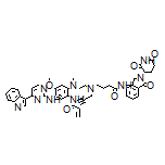 4-[[2-[[2-Acrylamido-5-methoxy-4-[[4-(1-methyl-1H-indol-3-yl)pyrimidin-2-yl]amino]phenyl](methyl)amino]ethyl](prop-2-yn-1-yl)amino]-N-[2-(2,6-dioxopiperidin-3-yl)-1-oxoisoindolin-4-yl]butanamide