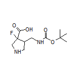4-[(Boc-amino)methyl]-3-fluoropyrrolidine-3-carboxylic Acid