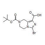 3-Bromo-7-Boc-5,6,7,8-tetrahydroimidazo[1,5-a]pyrazine-1-carboxylic Acid