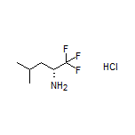 (R)-1,1,1-Trifluoro-4-methyl-2-pentanamine Hydrochloride