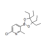 6-Chloro-2-methyl-3-(4,4,5,5-tetraethyl-1,3,2-dioxaborolan-2-yl)pyridine