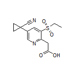 2-[5-(1-Cyanocyclopropyl)-3-(ethylsulfonyl)pyridin-2-yl]acetic Acid