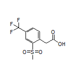 2-[2-(Methylsulfonyl)-4-(trifluoromethyl)phenyl]acetic Acid