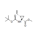 Methyl (1R,2S)-1-(Boc-amino)-2-vinylcyclopropanecarboxylate