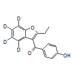 (2-Ethylbenzofuran-3-yl-4,5,6,7-d4)(4-hydroxyphenyl)methanone