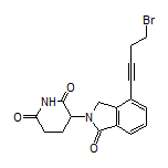 3-[4-(4-Bromobut-1-yn-1-yl)-1-oxoisoindolin-2-yl]piperidine-2,6-dione