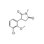 3-(3-Chloro-2-methoxyphenyl)-1-methylpyrrolidine-2,5-dione