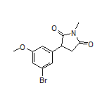 3-(3-Bromo-5-methoxyphenyl)-1-methylpyrrolidine-2,5-dione
