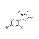 3-(4-Bromo-2-chlorophenyl)-1-methylpyrrolidine-2,5-dione
