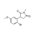 3-(2-Bromo-5-methoxyphenyl)-1-methylpyrrolidine-2,5-dione