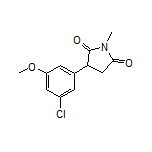 3-(3-Chloro-5-methoxyphenyl)-1-methylpyrrolidine-2,5-dione