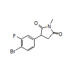 3-(4-Bromo-3-fluorophenyl)-1-methylpyrrolidine-2,5-dione