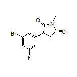 3-(3-Bromo-5-fluorophenyl)-1-methylpyrrolidine-2,5-dione