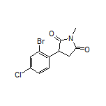 3-(2-Bromo-4-chlorophenyl)-1-methylpyrrolidine-2,5-dione