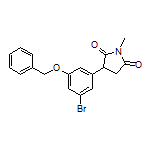 3-[3-(Benzyloxy)-5-bromophenyl]-1-methylpyrrolidine-2,5-dione