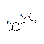 3-(3-Fluoro-4-methylphenyl)-1-methylpyrrolidine-2,5-dione