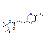 (E)-2-(6-Methoxypyridin-3-yl)vinylboronic Acid Pinacol Ester