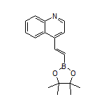 (E)-2-(4-Quinolyl)vinylboronic Acid Pinacol Ester